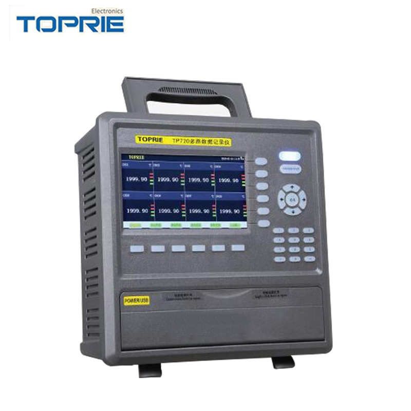 Topre temperature inspector TP9000 paperless recorder channel optional 7-inch touch screen data acquisition hot sale