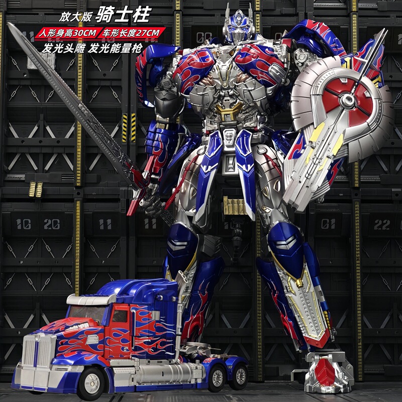 Transformers Alloy Version Optimus Knight Column Toy Bs03 Big Car Bumblebee Robot Model for Boys