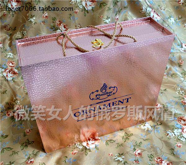 Special offer 2 Russian wine set kit packaging gift box rose gold luxury taste exquisite heavy hand carry