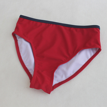 Small discount girl swimming trunks triangle unit price swimming shorts plain fast dry childrens swimsuit