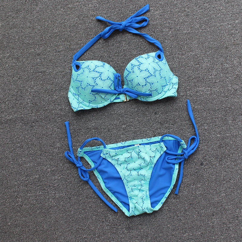 Small Discounts DISCOUNT Casual Sexy Bikini Summer Vacation Gather Two Style Swimsuit Women Triangle Swimsuit Pants