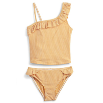 Small discount ▏ girl swimwear 2-16 years old split triangle swimming clothes for primary and secondary school students Childrens swimsuit