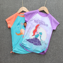 Small discount girl split swimsuit beach casual surf suit cartoon short sleeve swimsuit sunscreen quick-drying