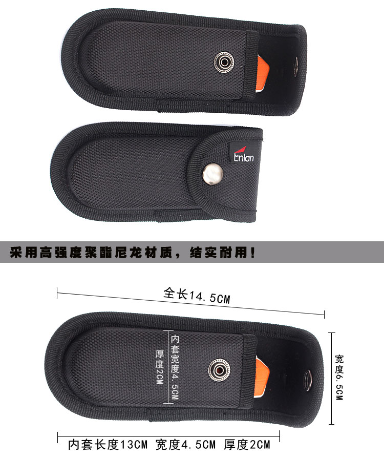 Công cụ ngoài trời dày nylon dao đặt quân đội Thụy Sĩ dao bướm dao gấp dao phổ dao da trường hợp bộ dao làm bếp Đức