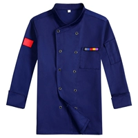 Темно -синие длинные рукава (одиночный верх) 【хлопок】