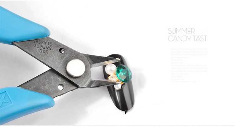 Dụng cụ cắt móng tay dỡ tải Kìm cắt kim loại chuỗi kim cương cắt móng tay - Công cụ Nail