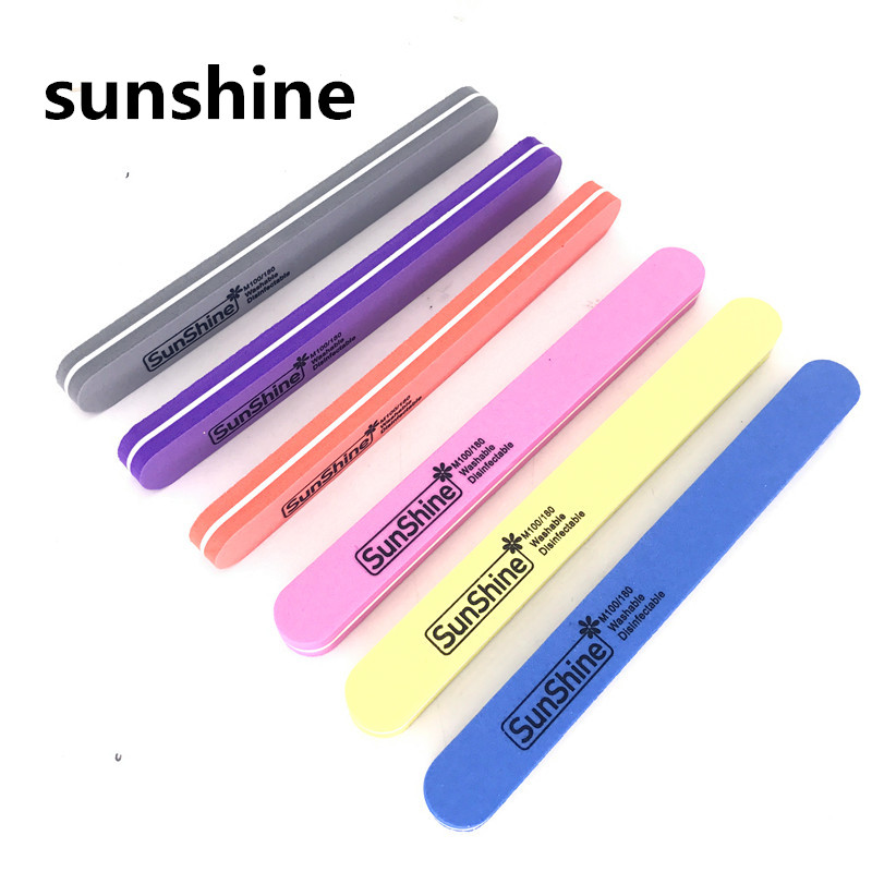 Công cụ đánh bóng móng tay ánh nắng 甲 bộ dụng cụ đánh bóng hình thanh cát - Công cụ Nail vẽ cọ bản 3d