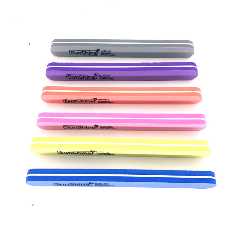 Công cụ đánh bóng móng tay ánh nắng 甲 bộ dụng cụ đánh bóng hình thanh cát - Công cụ Nail vẽ cọ bản 3d