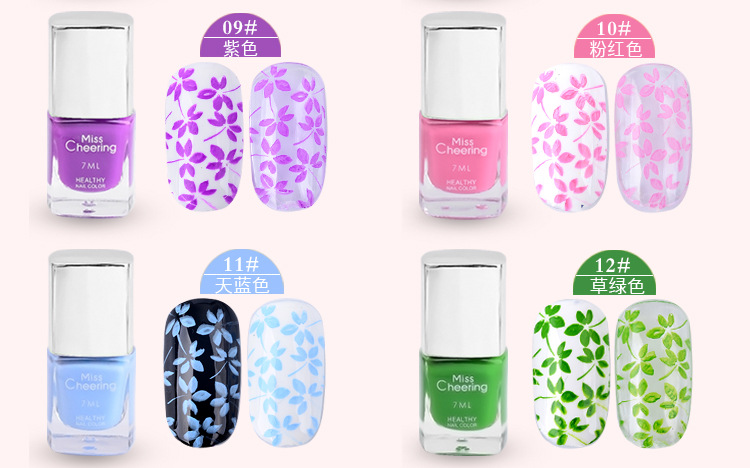 Nail Printing Oil Printing Plate Seal Special Special Oil Candy Color Nail Paint Oil Printing 7ml máy làm móng tay