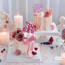 2023 Womens Day cake decoration 3 8 Goddess Festival cake plug-in Queens Day Gift Cards Cards