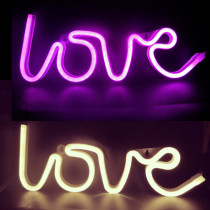 Birthday confession proposal LOVE neon letter led modeling light gift festival wedding venue decoration layout