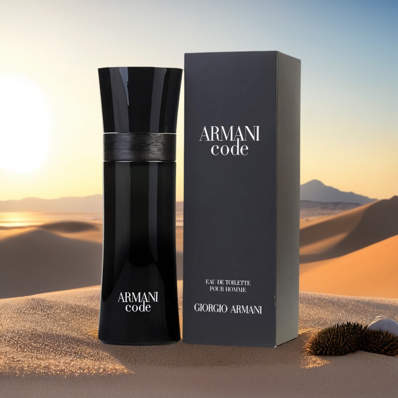Authentic Armani Black Code Men's Eau De Toilette and Women's Eau De Parfum, Fresh and Long-Lasting Fragrance