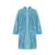 Áo khoác dài mùa thu và mùa đông của cô Mannifen Áo khoác flannel Độ dày mặc nhà 20320311
