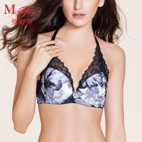 Mani Fen Lace Lingerie gợi cảm sâu v điều chỉnh trên bộ sưu tập có thể được treo cổ áo ngực lộ quần lót