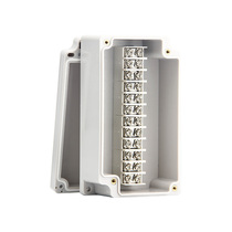 140*80*50 outdoor waterproof Junction Box Flat 12p outdoor plastic waterproof terminal box YX-PW-12P-F
