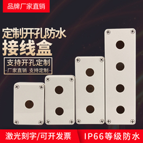 Outdoor waterproof switch button box outdoor plastic button box start stop waterproof power switch box can be customized