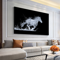 Horse to successful handmade diamond painting Full drill New 2022 Living room Stick Diamond with Sticky Diamond Cross Embroidered Crystal Drill