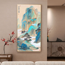 Diamond painting full drilling of thousands of miles and mountains Tucross embroidery 2022 new Chinese wind living room Atmospheric Landscape Painting Diamond Embroidery