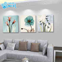 Wonderland 5D diamond painting triptych Dining room flower diamond embroidered full diamond living room bedroom sticker diamond cross stitch masonry painting