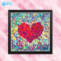 Wonderland 5D diamond painting full diamond bedroom restaurant cartoon small simple diamond embroidery stickers diamond cross stitch masonry painting