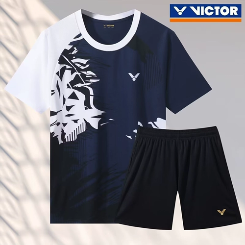 Быстросохнущий спортивный костюм для бадминтона подходит для мужчин и женщин для тренировок, форма, короткий рукав, делается под заказ