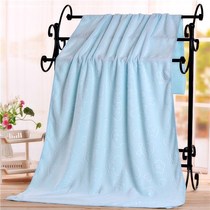 Mu towel big towel does not lose hair adult cotton gauze thin couple couple model pair of big bath towel