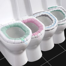 【优思居】加厚家用毛绒防水马桶垫套