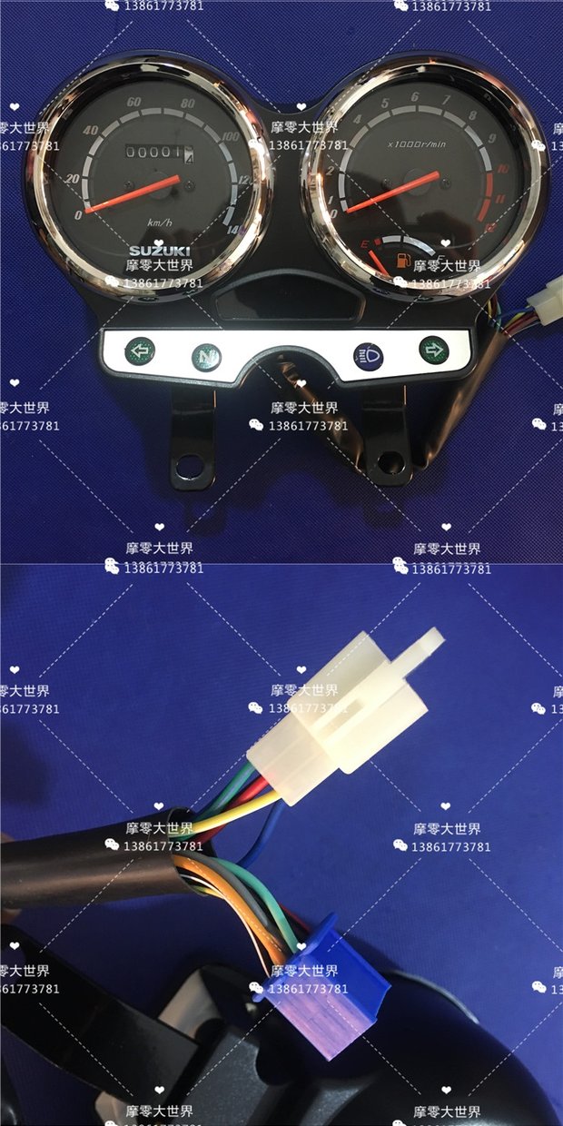 Áp dụng cho Máy đo tốc độ kế Junchi GT125 QS125-5 / 5A / 5B / 5C / 5E / 5F - Power Meter dong ho xe may