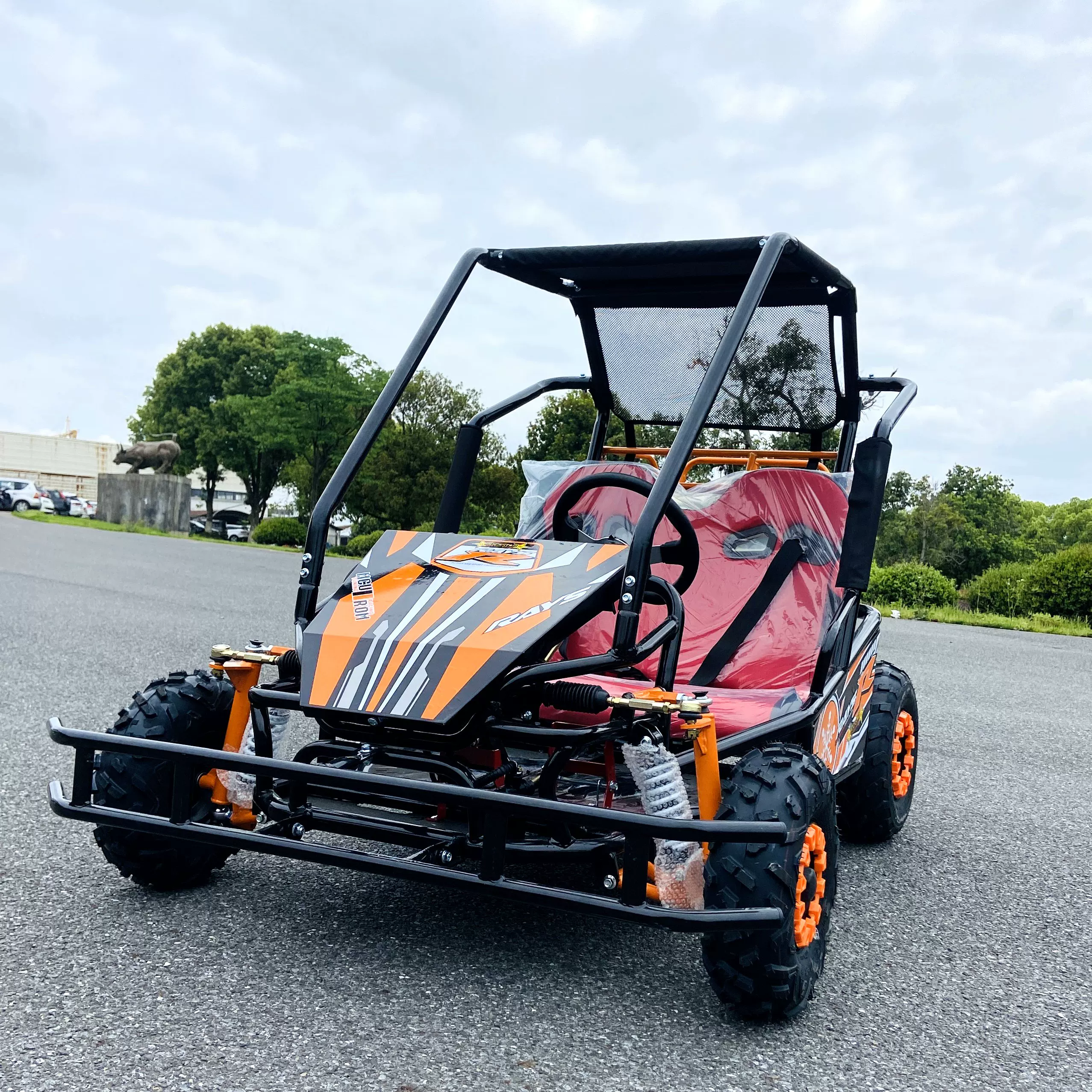 Электрический мотоцикл двухсторонний для indoors и outdoors детский внедорожный пляж Kart Plaza Park Park Line Circuit Rental Rental