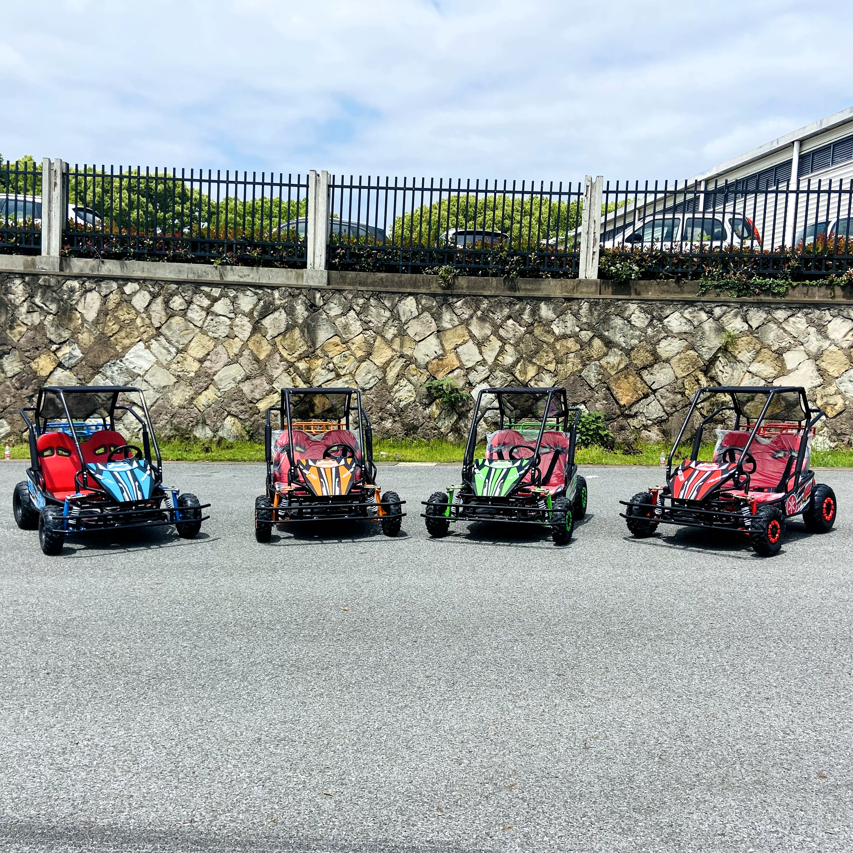 Электрический мотоцикл двухсторонний для indoors и outdoors детский внедорожный пляж Kart Plaza Park Park Line Circuit Rental Rental