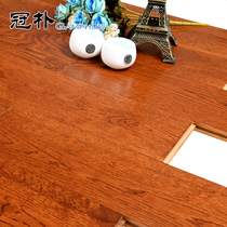 Imported Russian oak pure solid wood flooring matt grapefruit wood colored oak wood flooring antique natural original wood color A grade