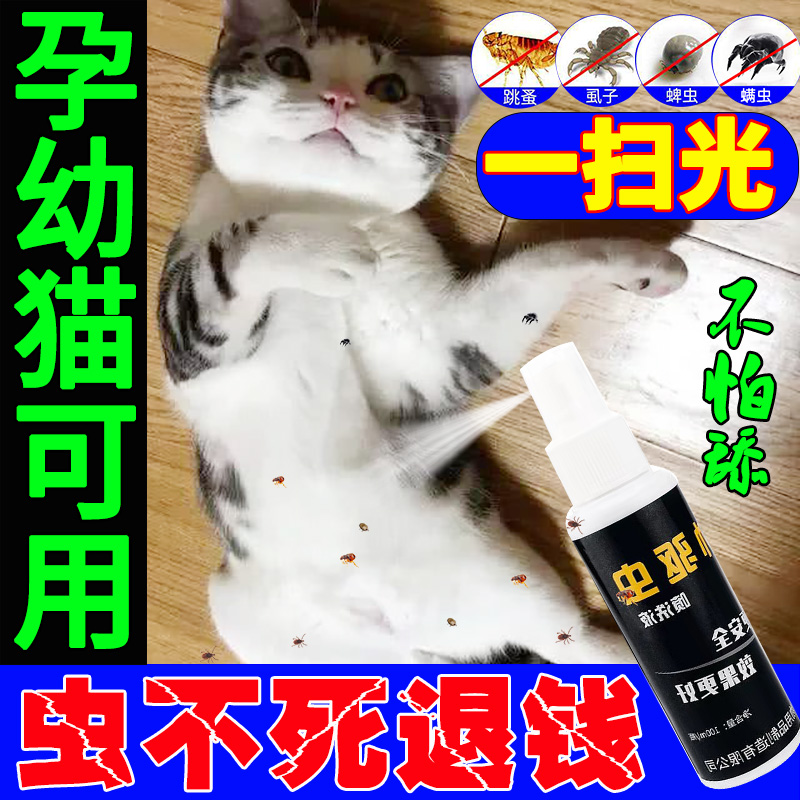 Cat-specific deworming medicine in vitro deworming spray kittens and kittens to remove fleas and lice pet dog deworming spray
