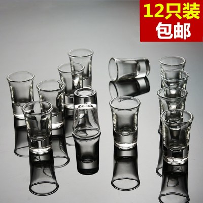 Personality home fashion new small cup drinking liquor small wine glass durable high-footed glass exquisite transparent portable