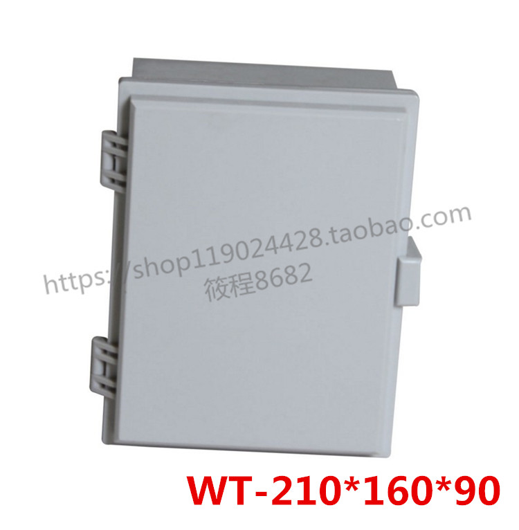 WT 210 * 160 * 90 hinge with buckle plastic waterproof dust sealing terminal switch box distribution box