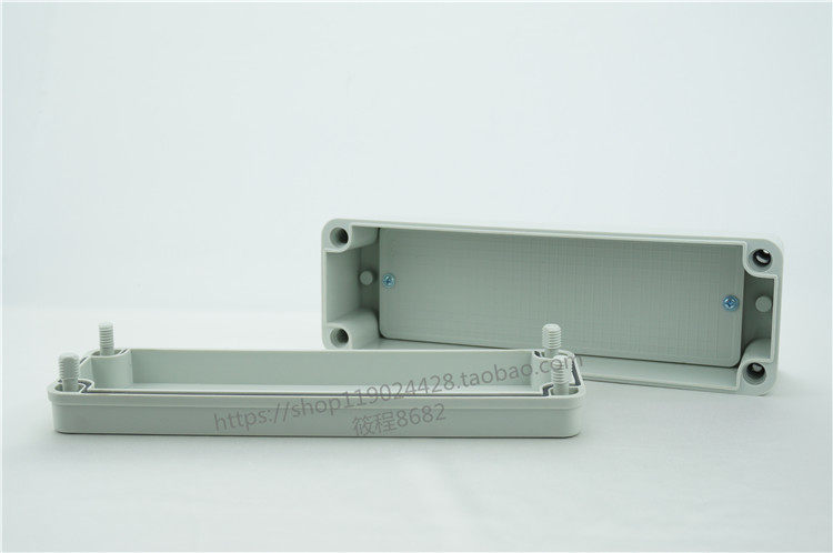 80 * 250 * 70 PC plastic junction box waterproof case electric control box button seal terminal box with base plate