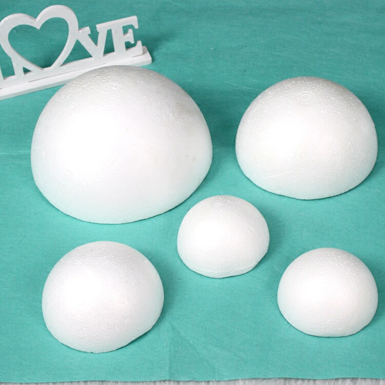 Wedding Prop Prop Foam Ball Semi-circle Foam Ball Flower Arrangement Foam Ball Semicircular Ball Wedding Celebration Road Leading Flowers Inserts Flower Ball