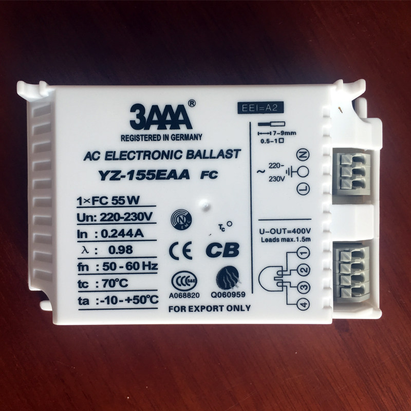 3AAA YZ-155EAA T5-C AC 220-240V Fluorescent Lamp 55W Electronic Ballast For T5