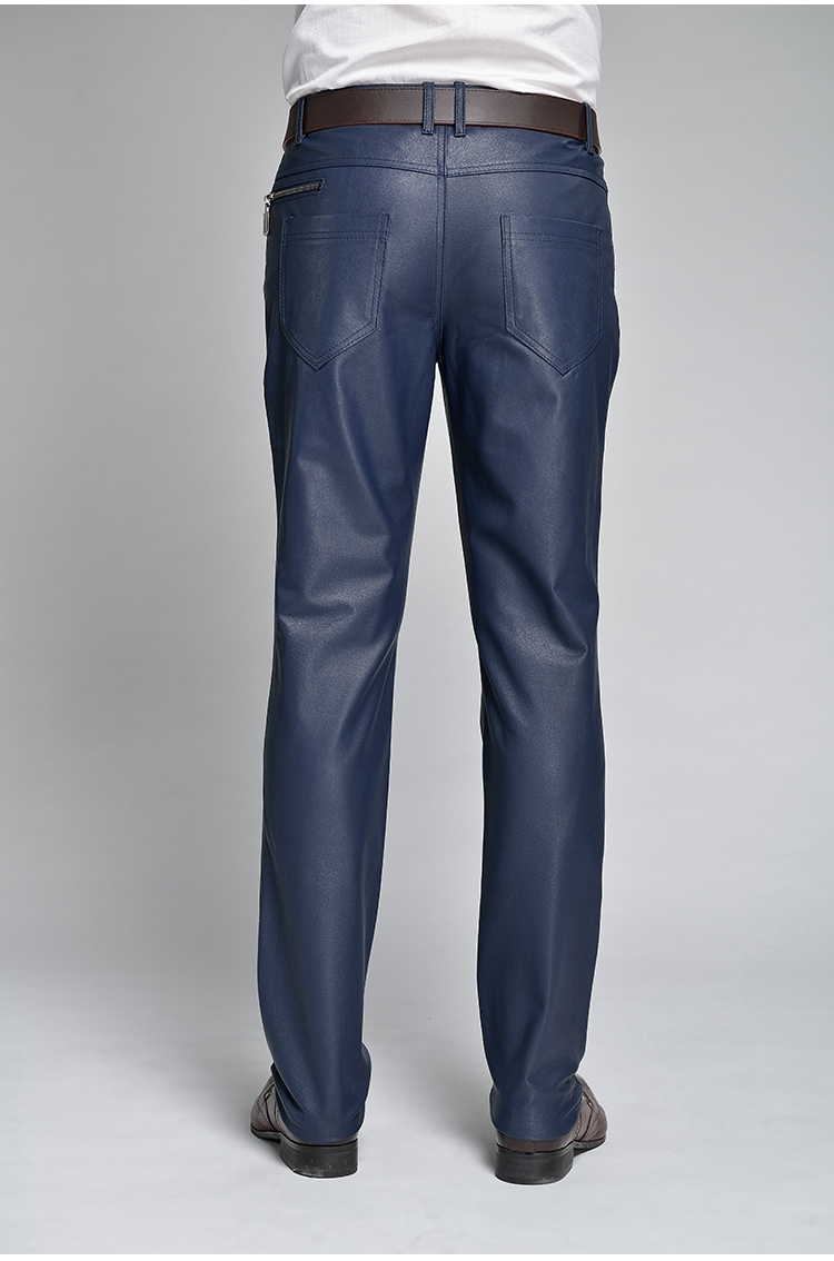 Pantalon cuir homme droit pour hiver - Ref 1491266 Image 19