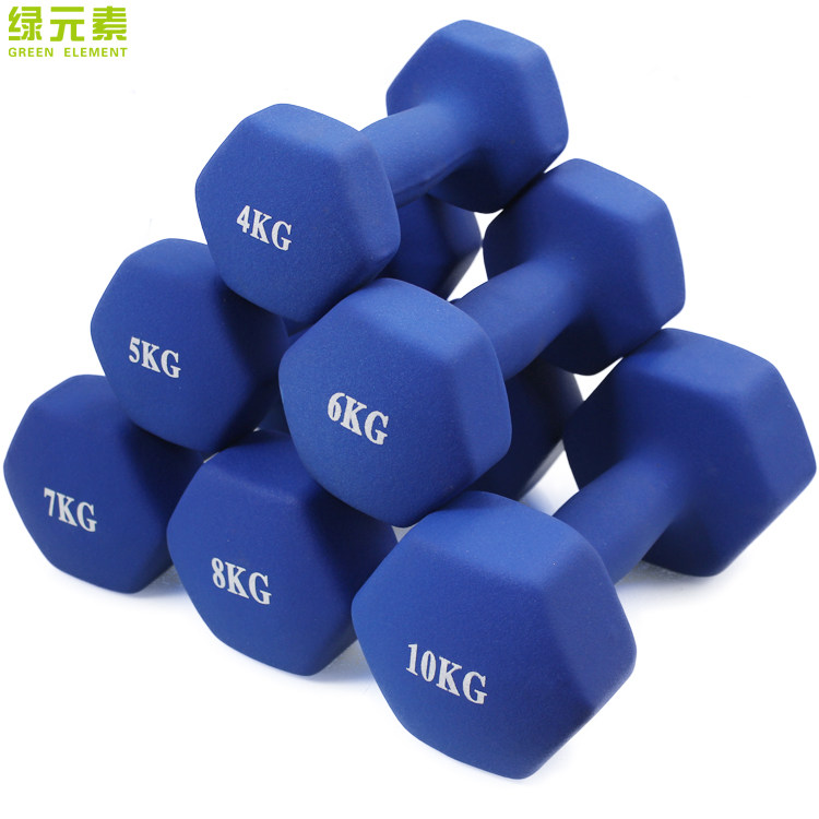 Dumbbell men's fitness equipment exercise arm muscle female home 20 kg 2 3 4 Ya Ling 5 skinny arm 10 kg 6 pair 2.5