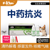 Veterinary drug Fl Leibao Shuanghuanglian oral liquid 10 anti-viral immune fever cough pet runny nose