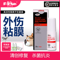 Fllebao Mini Quick Clean Wound Spray 30ml Dogs and Cats Skin Wound Healing Infection Trauma Purulent and anti-inflammatory