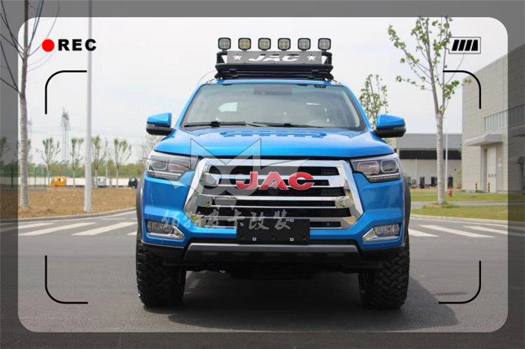 Jianghuai Shuai Suzuki T8 Humvee retrofit original factory roof luggage frame shelving dragon gantry with spare tire rack guard rail rear lever-Taobao