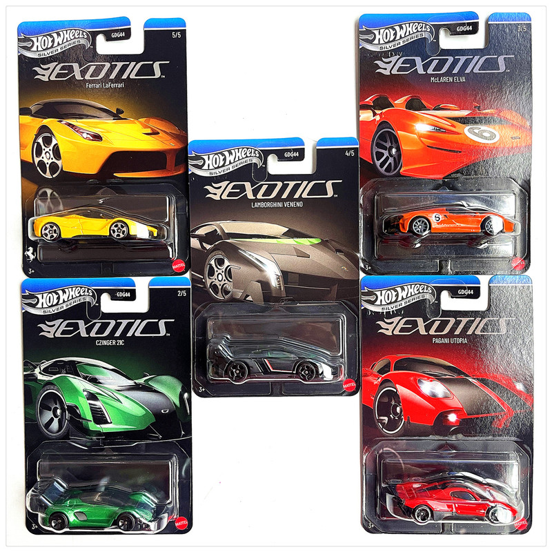 Mattel Hot Wheels Gdg44 Simulation Car Model Night Glow Honda Forza Bugatti Motorcycle Gulf Oil Edition Gulf