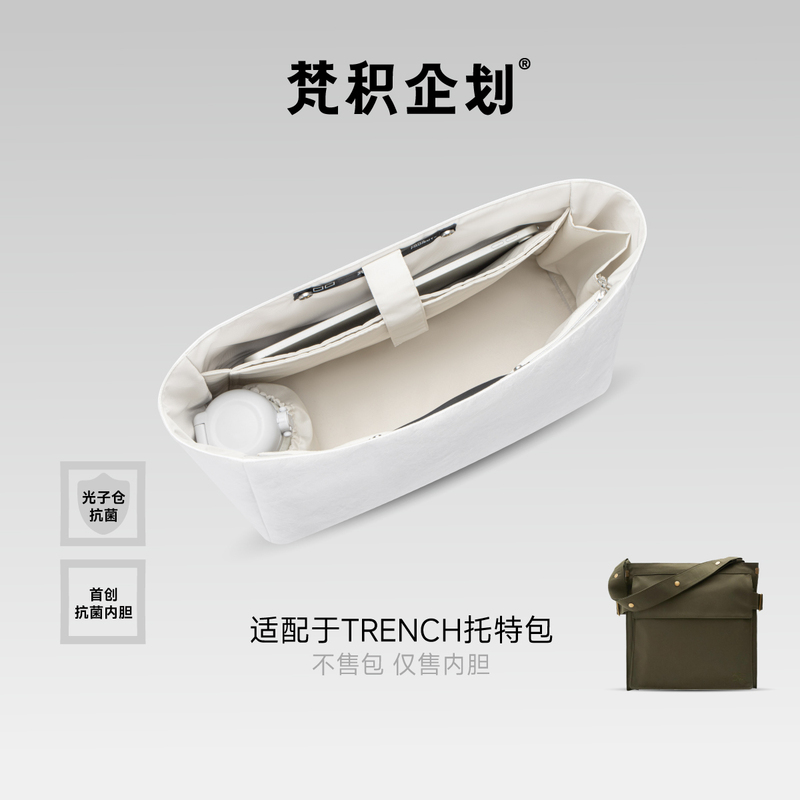Fanjie Planner Is Suitable for Burberry Trench Tote Bag Inner Organizer, Dupont Paper Antibacterial