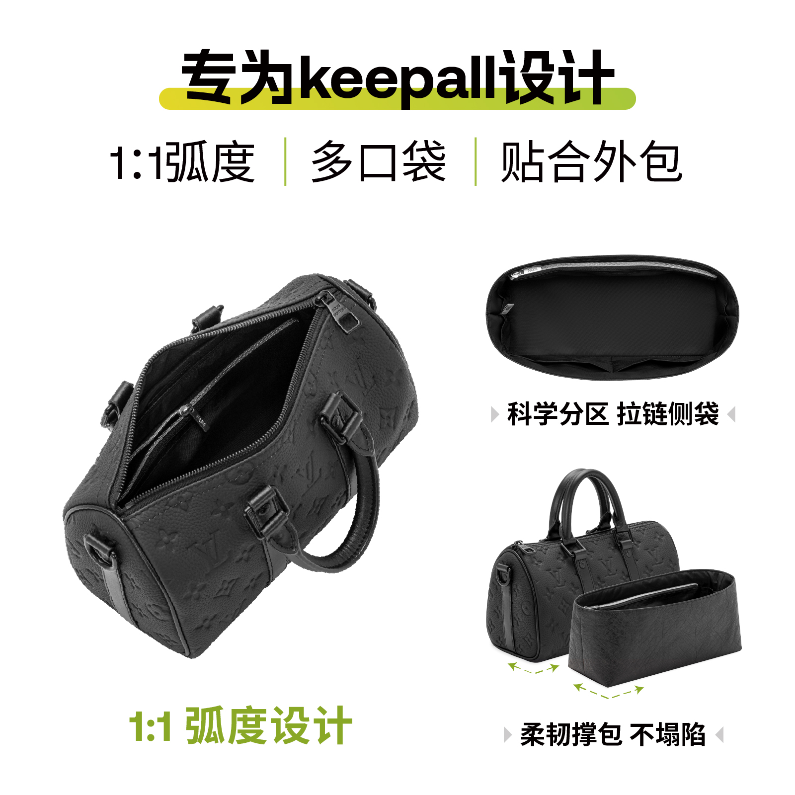 LV旅行新伴侣：轻盈耐用的City Keepall内胆包