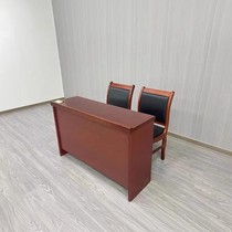 Guangxi Nanning office desk and chair double desk conference table bar table training table sticker leather conference room long table