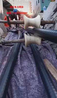 Frame tube wheel cable pay-off pulley corner pulley nylon 180 * 200mm pulley tray nylon cable pulley