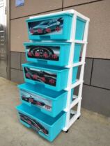 Car wash shop towel storage cabinet Car beauty salon floor classification cabinet drawer finishing cabinet hand push tool car