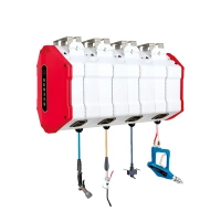 Белый интегрированный барабан три в одном (вода, газ, электричество/крышка)