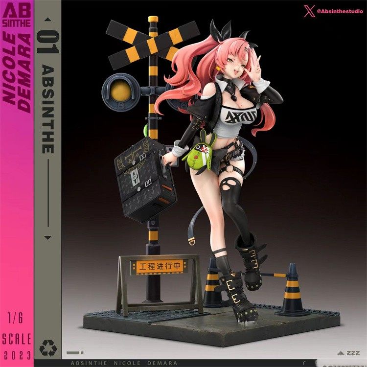 ニコ・デマラ フィギュア ABsinthe Studio ABsinthe studio Zenless Zone Zero Nicole Demara Model PU New 1/6